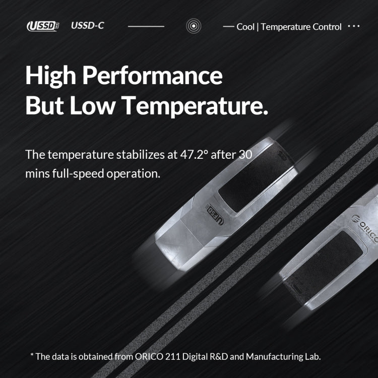 ORICO USB Solid State Flash Drive, Read: 520MB/s, Write: 450MB/s, Memory:256GB, Port:USB-A(Silver) - free shipping - PMC Jewellery - Order now!