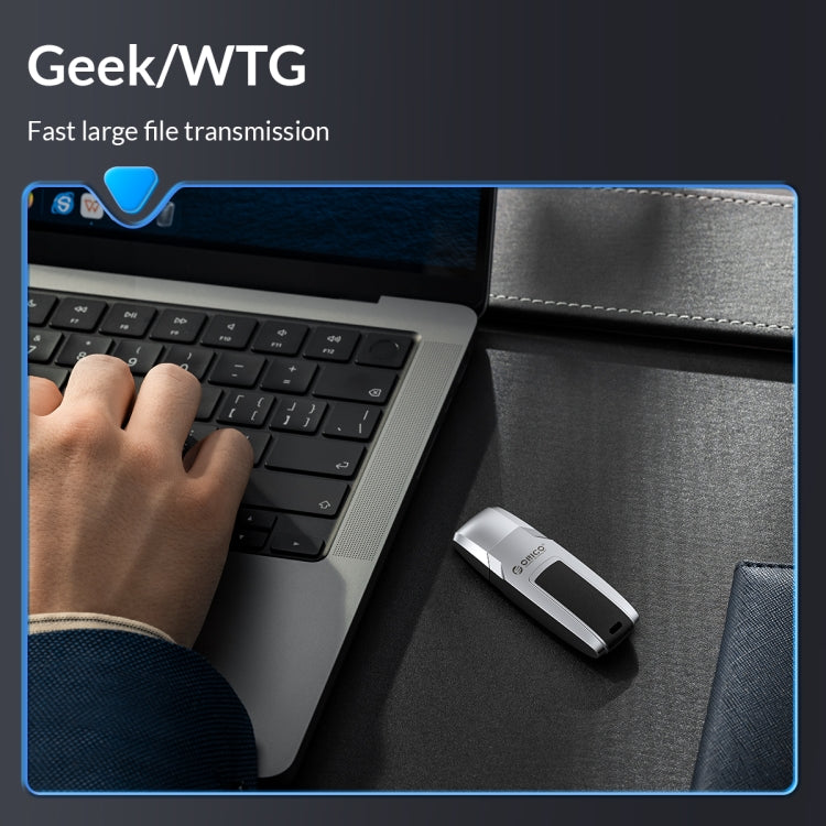 ORICO USB Solid State Flash Drive, Read: 520MB/s, Write: 450MB/s, Memory:256GB, Port:USB-A(Silver) - free shipping - PMC Jewellery - Order now!