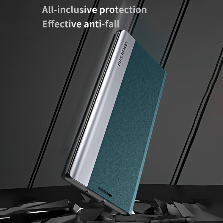 For Honor 70 Side Electroplated Magnetic Leather Phone Case(Royal Blue) - Honor Cases by PMC TechLife | Online Shopping South Africa | PMC TechLife | Buy Now Pay Later Mobicred