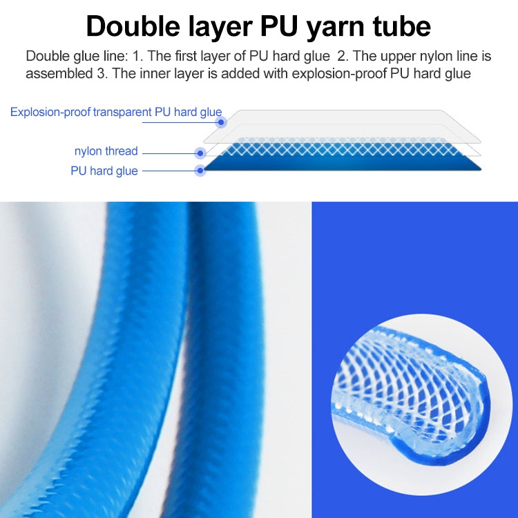 LAIZE Automatic Retractable Air Hose Reel Pneumatic PU Tube, Specification:12x8mm, 12m - free shipping - PMC TechLife - Order now!