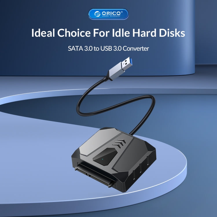 ORICO UTS2 USB 3.0 2.5-inch SATA HDD Adapter with 12V 2A Power Adapter, Cable Length:0.5m(US Plug) - USB to IDE / SATA by ORICO | Online Shopping South Africa | PMC Jewellery | Buy Now Pay Later Mobicred