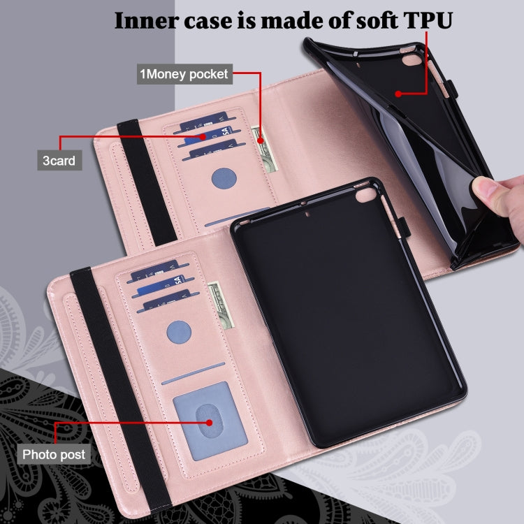 For Lenovo Tab M10 3rd Gen Lace Flower Embossing Pattern Leather Tablet Case(Pink) - Lenovo by PMC TechLife | Online Shopping South Africa | PMC TechLife | Buy Now Pay Later Mobicred