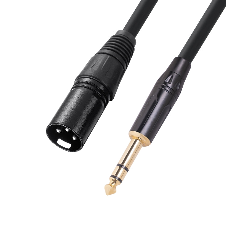 TC145BK19 6.35mm 1/4 inch TRS Male to XLR 3pin Male Audio Cable, Length:10m - Microphone Audio Cable & Connector by PMC Jewellery | Online Shopping South Africa | PMC Jewellery | Buy Now Pay Later Mobicred