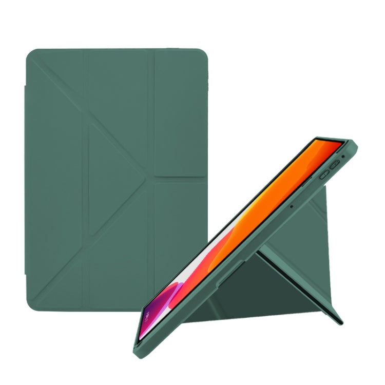 For OPPO Pad 11 2022 Acrylic 2 in 1 Y-fold Smart Leather Tablet Case(Emerald) - OPPO by PMC TechLife | Online Shopping South Africa | PMC TechLife | Buy Now Pay Later Mobicred