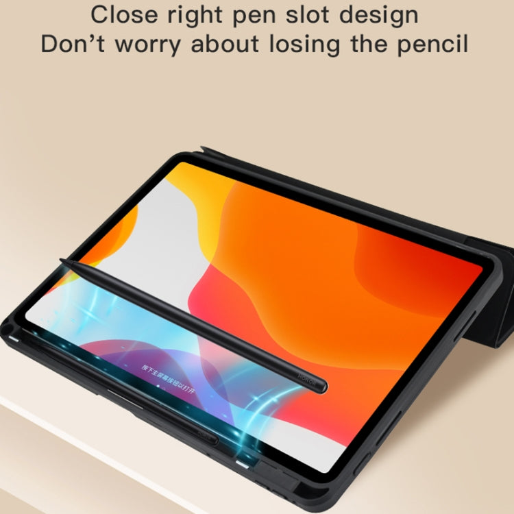 For Honor Pad 8 2022 Acrylic 2 in 1 Y-fold Smart Leather Tablet Case(Emerald) - Honor by PMC TechLife | Online Shopping South Africa | PMC TechLife | Buy Now Pay Later Mobicred