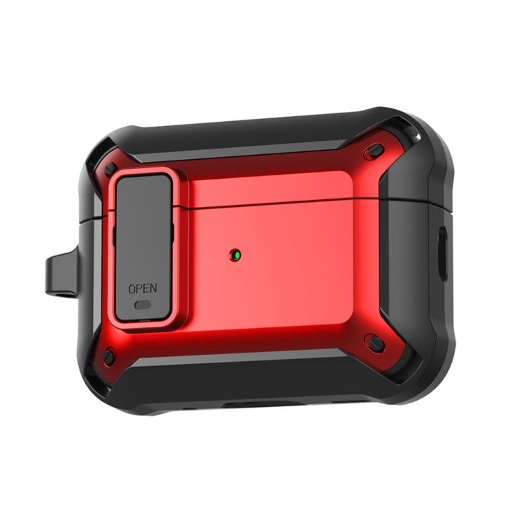 For AirPods Pro 2 Bumblebee Wireless Earphones Silicone Case with Switch & Lanyard Hole(Black Red) - For AirPods Pro 2 by PMC Jewellery | Online Shopping South Africa | PMC Jewellery | Buy Now Pay Later Mobicred