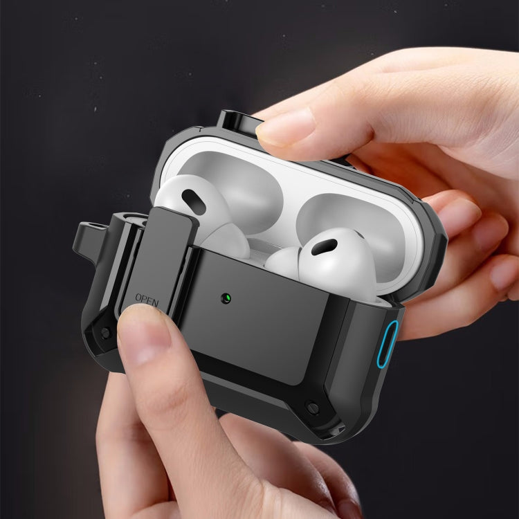 For AirPods Pro 2 Bumblebee Wireless Earphones Silicone Case with Switch & Lanyard Hole(Black Red) - For AirPods Pro 2 by PMC Jewellery | Online Shopping South Africa | PMC Jewellery | Buy Now Pay Later Mobicred