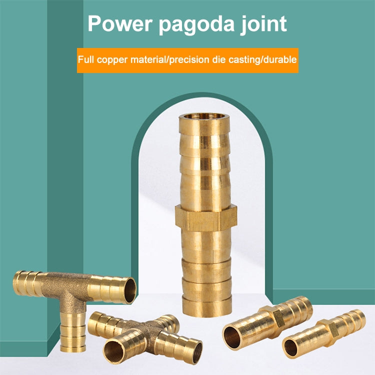 LAIZE 2pcs Pagoda T-type Three Way Pneumatic Components, Caliber:8mm - Interface Series by LAIZE | Online Shopping South Africa | PMC TechLife | Buy Now Pay Later Mobicred