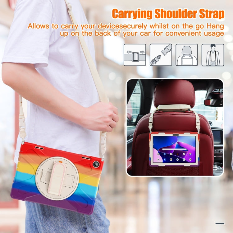 For Lenovo Tab M10 10.1 3rd Gen Silicone + PC Protective Tablet Case(Colorful Red) - Lenovo by PMC TechLife | Online Shopping South Africa | PMC TechLife | Buy Now Pay Later Mobicred