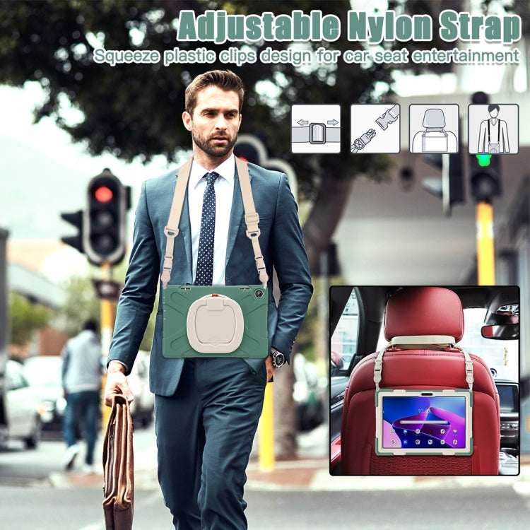For Lenovo Tab M10 10.1 3rd Gen Silicone + PC Protective Tablet Case(Emerald) - Lenovo by PMC TechLife | Online Shopping South Africa | PMC TechLife | Buy Now Pay Later Mobicred