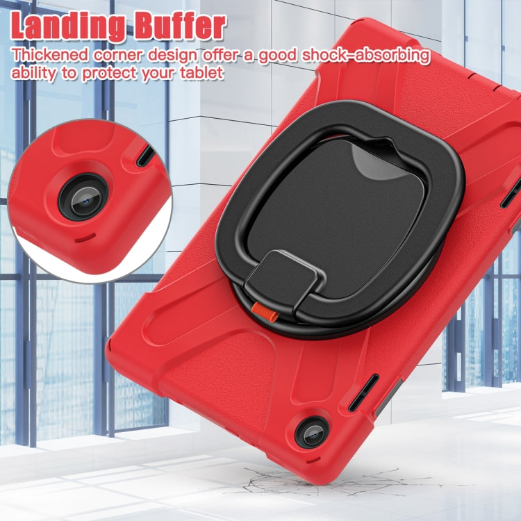 For Lenovo Tab M10 10.1 3rd Gen Silicone + PC Protective Tablet Case(Red) - Lenovo by PMC TechLife | Online Shopping South Africa | PMC TechLife | Buy Now Pay Later Mobicred