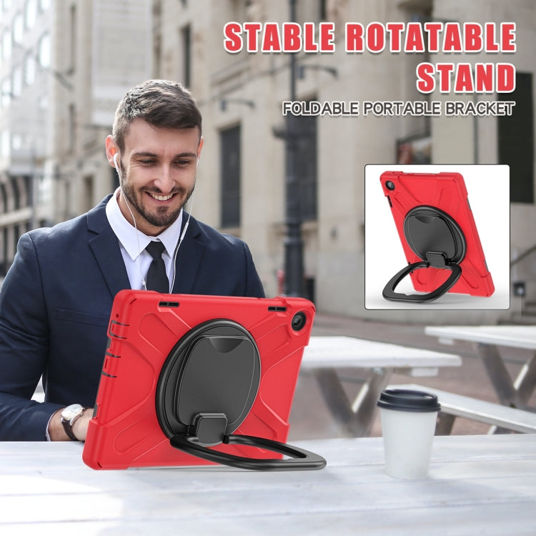 For Lenovo Tab M10 10.1 3rd Gen Silicone + PC Protective Tablet Case(Red) - Lenovo by PMC TechLife | Online Shopping South Africa | PMC TechLife | Buy Now Pay Later Mobicred