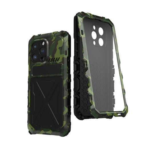 For iPhone 14 Pro R-JUST Life Waterproof Dustproof Shockproof Phone Case(Green) - iPhone 14 Pro Cases by R-JUST | Online Shopping South Africa | PMC Jewellery