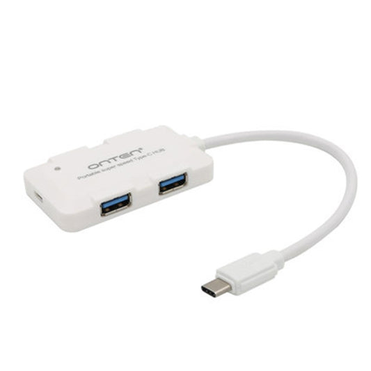 Onten OTN-9102 4-port USB3.0 Portable HUB Docking Station(White) - USB HUB by Onten | Online Shopping South Africa | PMC Jewellery | Buy Now Pay Later Mobicred