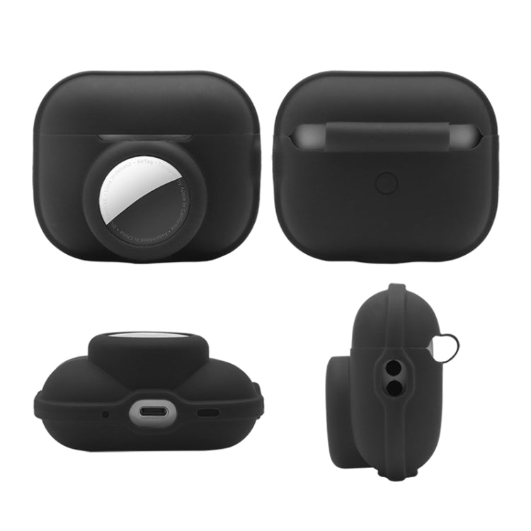 For AirPods Pro 2 / AirTag 2 in 1 Shockproof Full Coverage Silicone Protective Case(Dark Blue) - For AirPods Pro 2 by PMC Jewellery | Online Shopping South Africa | PMC Jewellery | Buy Now Pay Later Mobicred