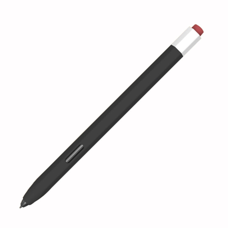 For Samsung Galaxy Tab S6 Lite P610/P615 LOVE MEI Soft Silicone Stylus Pen Protective Case(Black) - Pencil Accessories by LOVE MEI | Online Shopping South Africa | PMC TechLife | Buy Now Pay Later Mobicred