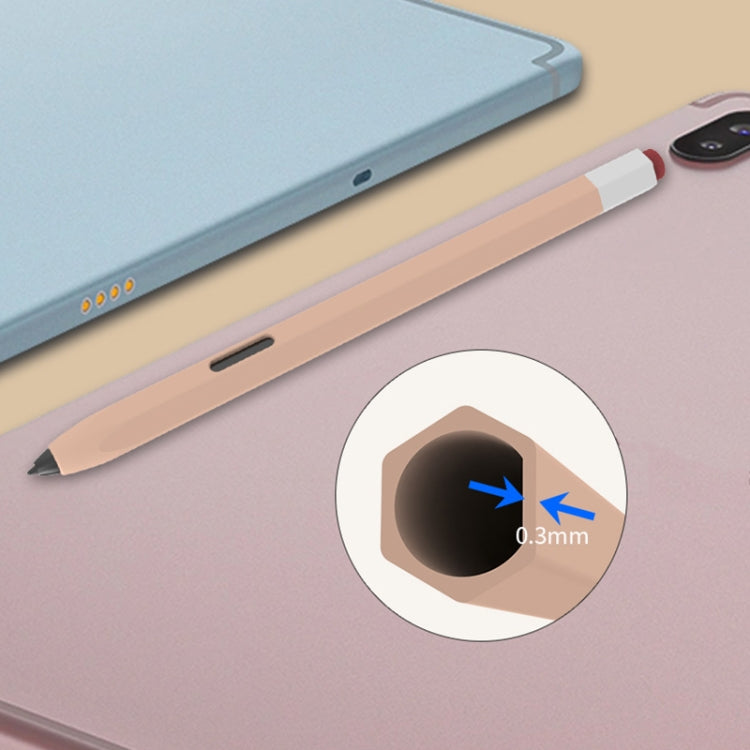 For Samsung Galaxy Tab S6 Lite P610/P615 LOVE MEI Soft Silicone Stylus Pen Protective Case(Blue) - Pencil Accessories by LOVE MEI | Online Shopping South Africa | PMC TechLife