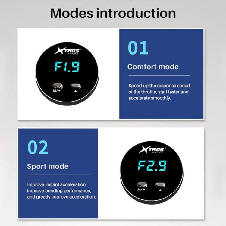 For Ford B-MAX 2012- TROS CK Car Potent Booster Electronic Throttle Controller - Car Modification by TROS | Online Shopping South Africa | PMC Jewellery | Buy Now Pay Later Mobicred