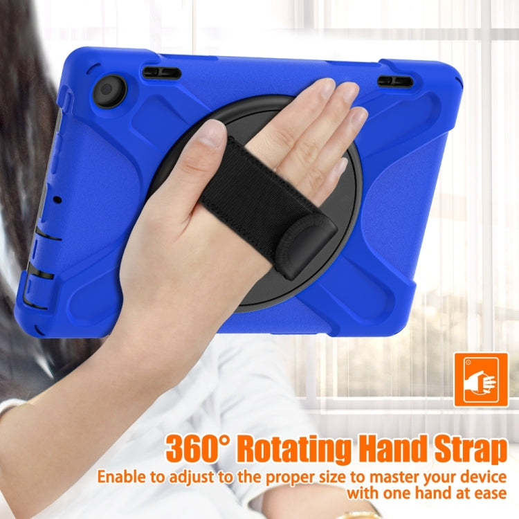 For Amazon Fire HD 8 2022 Hard PC Soft Silicone Full Body Protective Tablet Case(Blue) - free shipping - PMC TechLife - Order now!