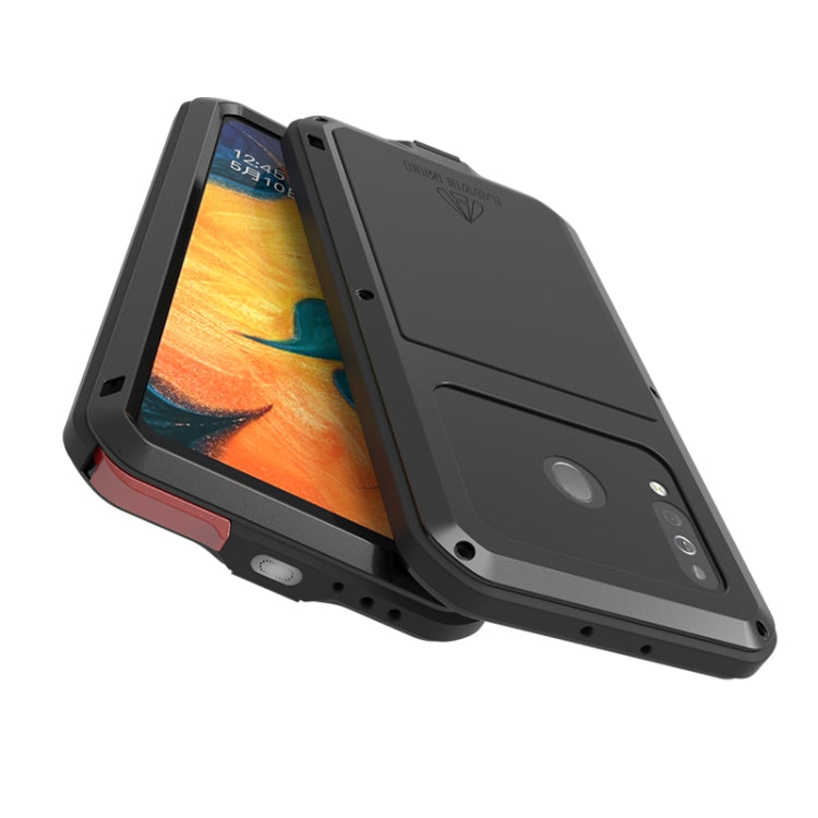 For Galaxy A40s LOVE MEI Metal Shockproof Waterproof Dustproof Protective Case(Army Green) - free shipping - PMC TechLife - Order now!