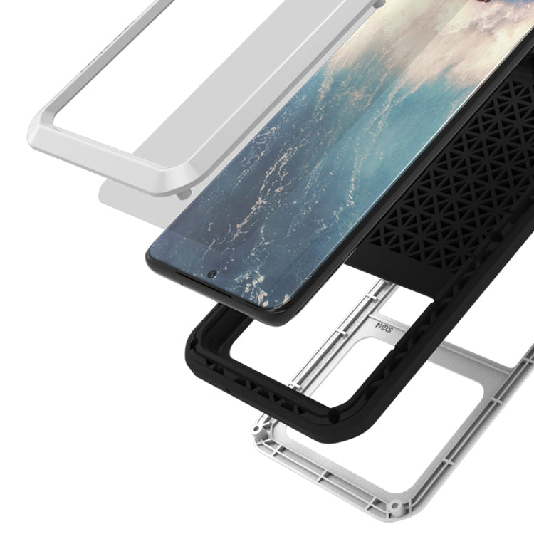 For Galaxy S20 Plus LOVE MEI Metal Shockproof Waterproof Dustproof Protective Case(White) - Galaxy Phone Cases by LOVE MEI | Online Shopping South Africa | PMC TechLife | Buy Now Pay Later Mobicred
