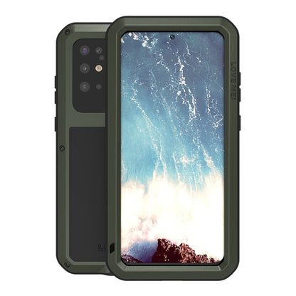 For Galaxy S20 Plus LOVE MEI Metal Shockproof Waterproof Dustproof Protective Case(Army Green) - Galaxy Phone Cases by LOVE MEI | Online Shopping South Africa | PMC Jewellery | Buy Now Pay Later Mobicred