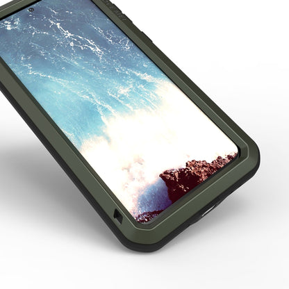 For Galaxy S20 Plus LOVE MEI Metal Shockproof Waterproof Dustproof Protective Case(Army Green) - Galaxy Phone Cases by LOVE MEI | Online Shopping South Africa | PMC Jewellery | Buy Now Pay Later Mobicred