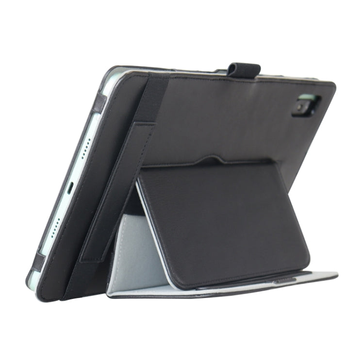 For TCL 10 TabMax 4G Detachable Horizontal Flip Leather Case with Holder & Bandage(Black) - Others by PMC TechLife | Online Shopping South Africa | PMC TechLife | Buy Now Pay Later Mobicred