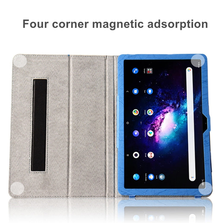 For TCL Tab Pro 5G Flower Embossed Leather Tablet Case with Holder(Black) - Others by PMC TechLife | Online Shopping South Africa | PMC TechLife | Buy Now Pay Later Mobicred