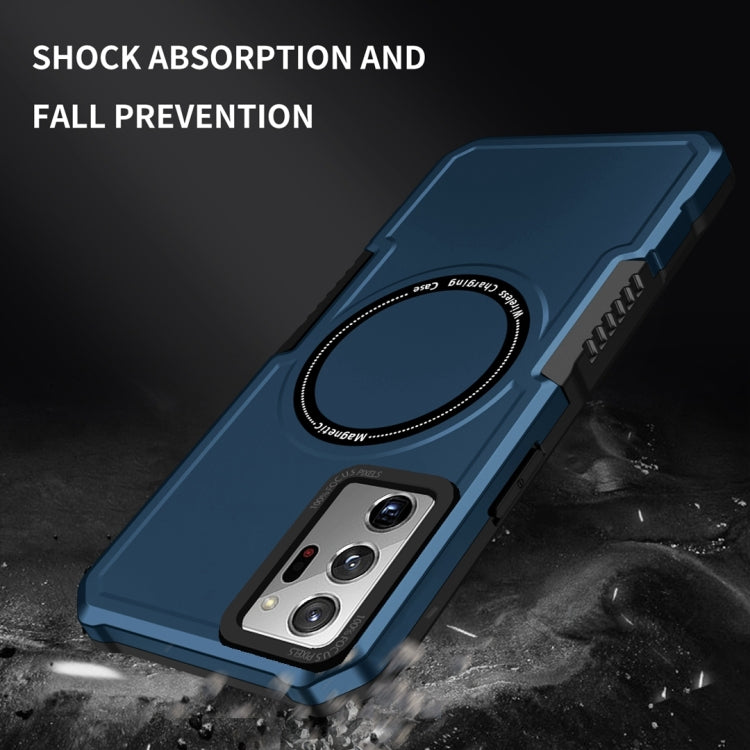 For Samsung Galaxy Note20 Ultra MagSafe Shockproof Armor Phone Case(Dark Blue) - Galaxy Phone Cases by PMC Jewellery | Online Shopping South Africa | PMC Jewellery