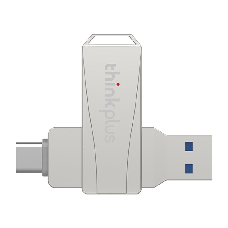 Lenovo Thinkplus MU252 USB 3.1 + USB-C / Type-C Flash Drive, Memory:128GB (Silver) - USB Flash Drives by Lenovo | Online Shopping South Africa | PMC Jewellery