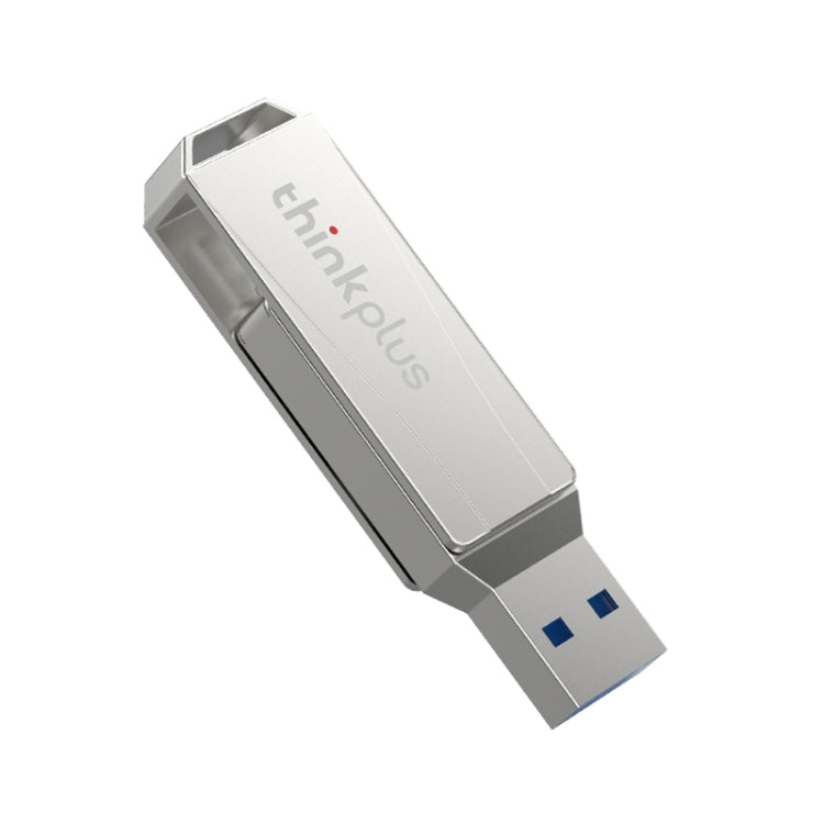 Lenovo Thinkplus MU252 USB 3.1 + USB-C / Type-C Flash Drive, Memory:128GB (Silver) - USB Flash Drives by Lenovo | Online Shopping South Africa | PMC Jewellery | Buy Now Pay Later Mobicred