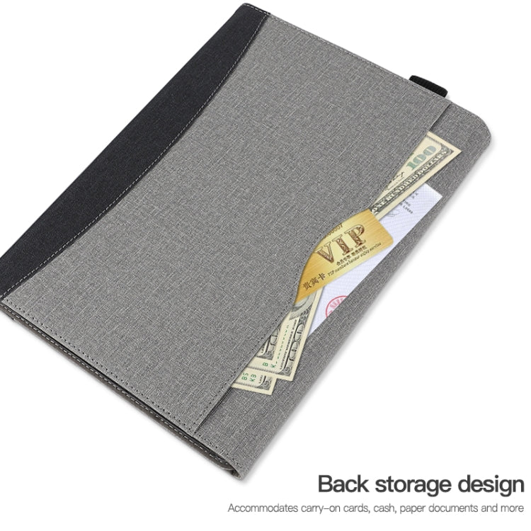 For Microsoft Surface Pro 10 / 9 Cloth Texture Stitching Leather Tablet Case(Black) - Others by PMC TechLife | Online Shopping South Africa | PMC TechLife | Buy Now Pay Later Mobicred