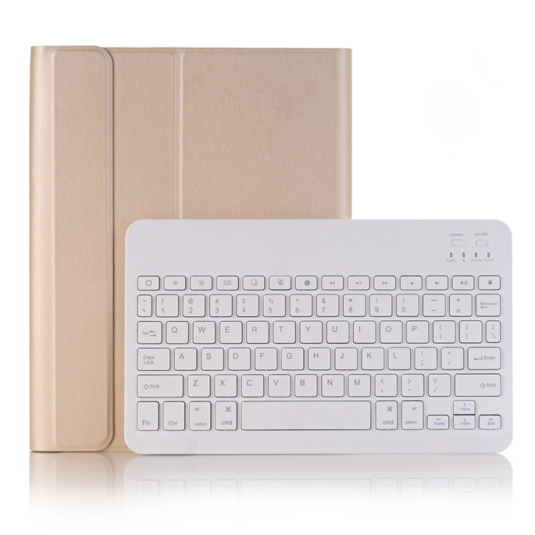 Detachable Bluetooth Keyboard Leather Tablet Case For iPad Air 3 / Pro 10.5 / 10.2 2021 & 2020 & 2019(Gold) - Universal by PMC TechLife | Online Shopping South Africa | PMC TechLife