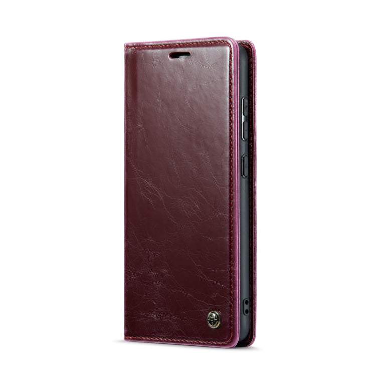 For Samsung Galaxy A20／A30／M10S CaseMe 003 Crazy Horse Texture Leather Phone Case(Wine Red) - Galaxy Phone Cases by CaseMe | Online Shopping South Africa | PMC Jewellery | Buy Now Pay Later Mobicred