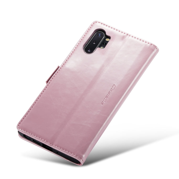 For Samsung Galaxy Note10+ CaseMe 003 Crazy Horse Texture Leather Phone Case(Rose Gold) - Galaxy Phone Cases by CaseMe | Online Shopping South Africa | PMC Jewellery | Buy Now Pay Later Mobicred