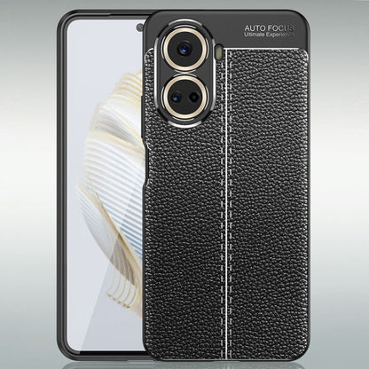 For Huawei nova 10 SE Litchi Texture Shockproof TPU Phone Case(Black) - Huawei Cases by PMC Jewellery | Online Shopping South Africa | PMC Jewellery