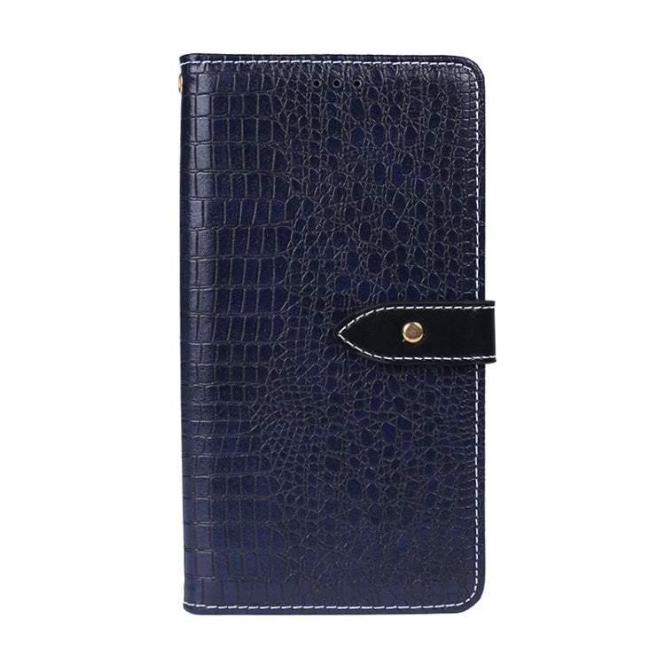 For Doogee X90 idewei Crocodile Texture Horizontal Flip Leather Case with Holder & Card Slots & Wallet(Dark Blue) - free shipping - PMC TechLife - Order now!