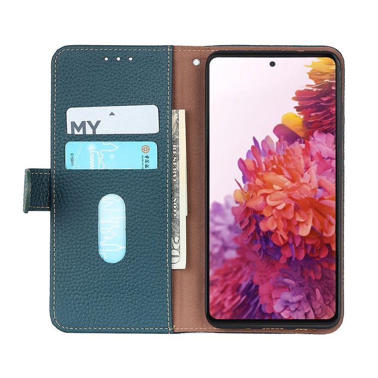 For Nokia X30 5G KHAZNEH Litchi Genuine Leather Phone Case(Green) - Nokia Cases by PMC TechLife | Online Shopping South Africa | PMC TechLife | Buy Now Pay Later Mobicred