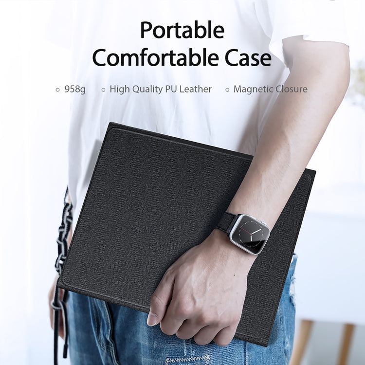 For iPad 10th Gen 10.9 2022 DUX DUCIS TK Series Bluetooth Keyboard Leather Case with Touchpad & Smart Sleep Function(Black) - Universal by DUX DUCIS | Online Shopping South Africa | PMC TechLife | Buy Now Pay Later Mobicred