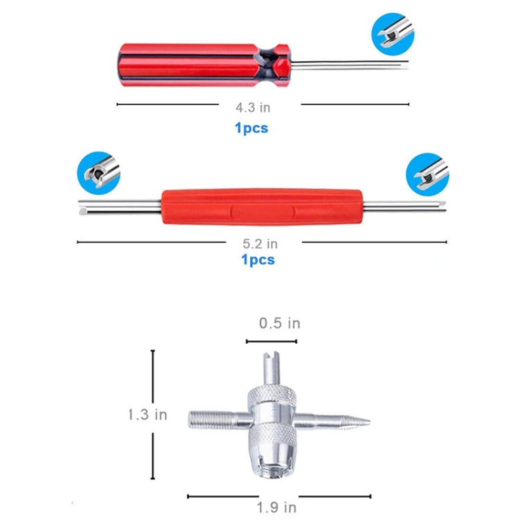 6 in 1 Tire Valve Core Removal and Installation Tool - Hand Tool Sets by PMC TechLife | Online Shopping South Africa | PMC TechLife | Buy Now Pay Later Mobicred