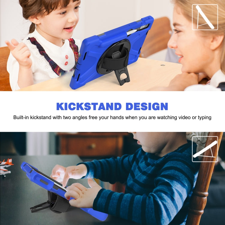 For Lenovo Tab P11 Pro Gen 2 Silicone + PC Protective Tablet Case(Blue) - Lenovo by PMC TechLife | Online Shopping South Africa | PMC TechLife | Buy Now Pay Later Mobicred