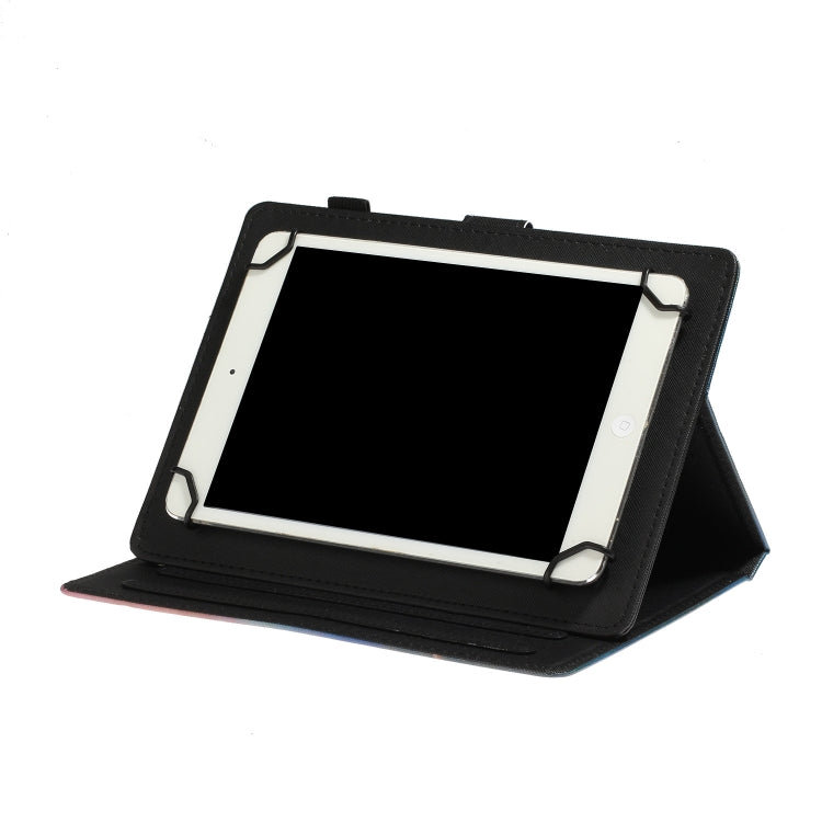 For 10 inch Tablet PC Universal Coloured Drawing Pattern Horizontal Flip Leather Case with Holder & Card Slot(Pineapple) - 10 - 11 inch by PMC TechLife | Online Shopping South Africa | PMC TechLife | Buy Now Pay Later Mobicred