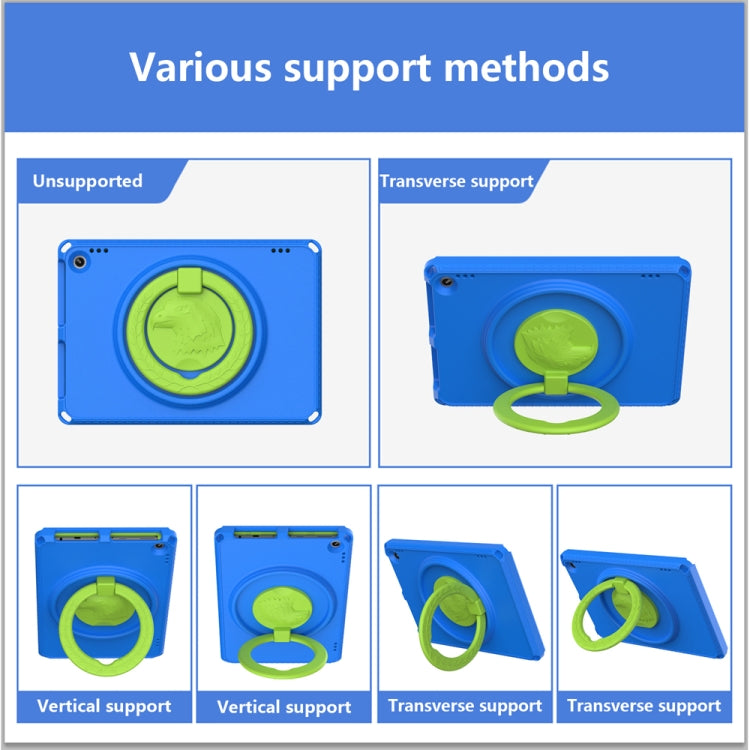 For Amazon Kindle Fire HD10 2021 EVA + PC Shockproof Tablet Case with Waterproof Frame(Blue) - Amazon by PMC TechLife | Online Shopping South Africa | PMC TechLife | Buy Now Pay Later Mobicred