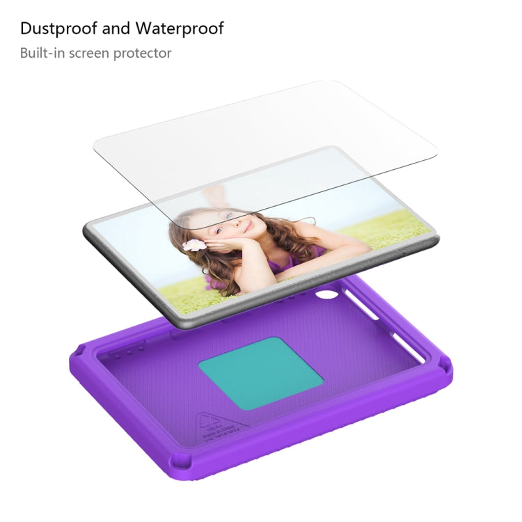 For Amazon Fire HD 8 2020 / HD 8 Plus 2022 EVA + PC Shockproof Tablet Case without Waterproof Frame(Purple) - Amazon by PMC TechLife | Online Shopping South Africa | PMC TechLife | Buy Now Pay Later Mobicred
