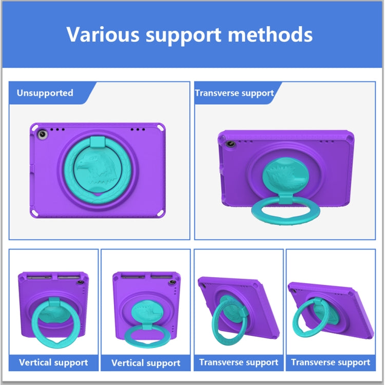 For Amazon Fire HD 8 2020 / HD 8 Plus 2022 EVA + PC Shockproof Tablet Case without Waterproof Frame(Purple) - Amazon by PMC TechLife | Online Shopping South Africa | PMC TechLife | Buy Now Pay Later Mobicred