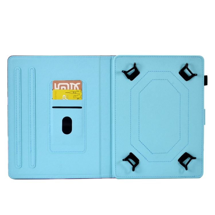 For 10 inch Tablet Electric Pressed TPU Leather Tablet Case(Butterfly Wolf) - 10 - 11 inch by PMC TechLife | Online Shopping South Africa | PMC TechLife | Buy Now Pay Later Mobicred