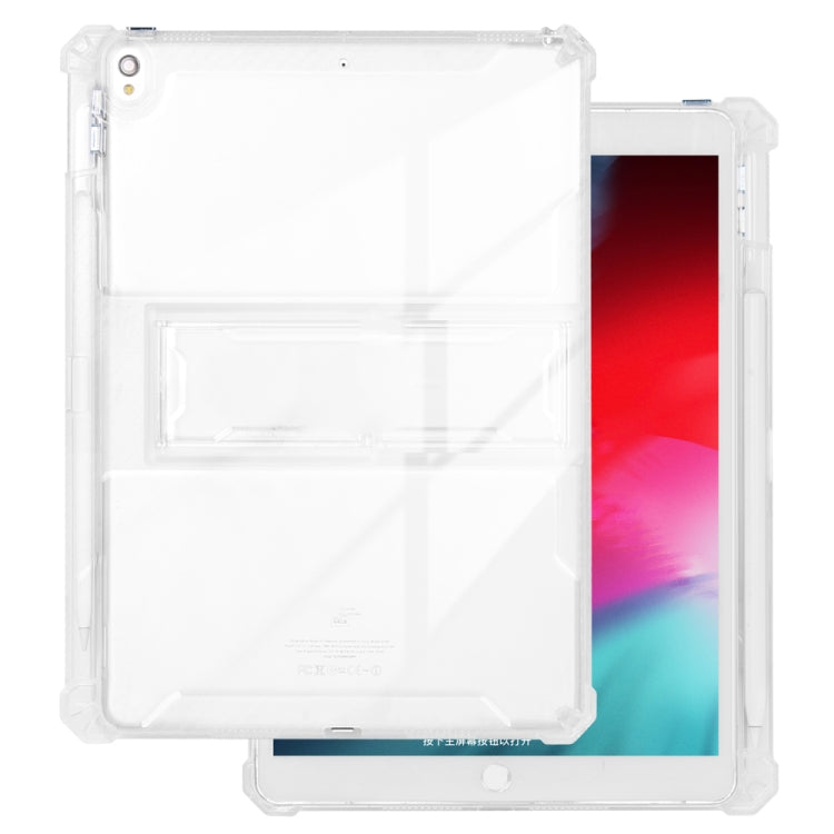 For iPad Pro 10.5 inch TPU + PC Airbag Full Coverage Shockproof Protective Tablet Case with Pen Slots(Transparent) - iPad Pro 10.5 inch Cases by PMC Jewellery | Online Shopping South Africa | PMC Jewellery