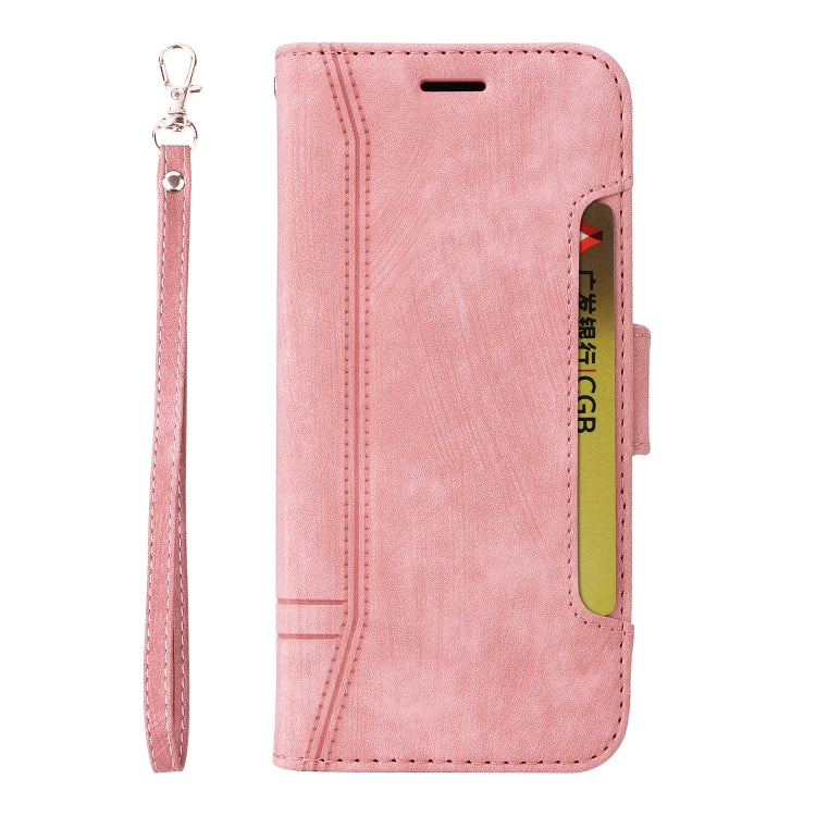 For Samsung Galaxy A04e BETOPNICE Dual-side Buckle Leather Phone Case(Pink) - free shipping - PMC TechLife - Order now!