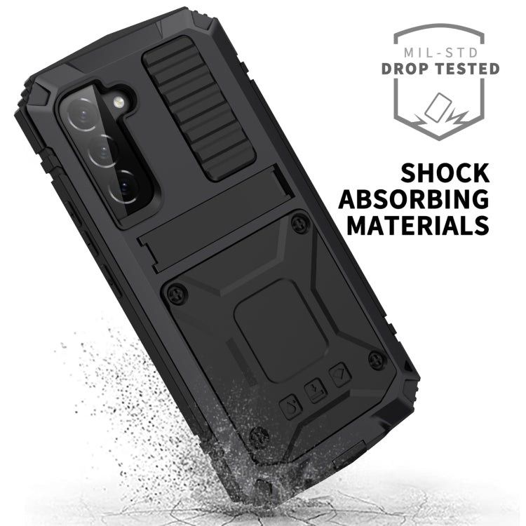 For Samsung Galaxy S23+ 5G R-JUST Life Waterproof Dustproof Shockproof Phone Case(Black) - Galaxy S23+ 5G Cases by R-JUST | Online Shopping South Africa | PMC Jewellery